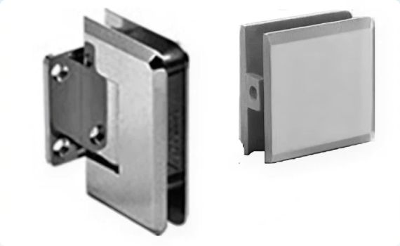 Beveled Hinge & Clamp
